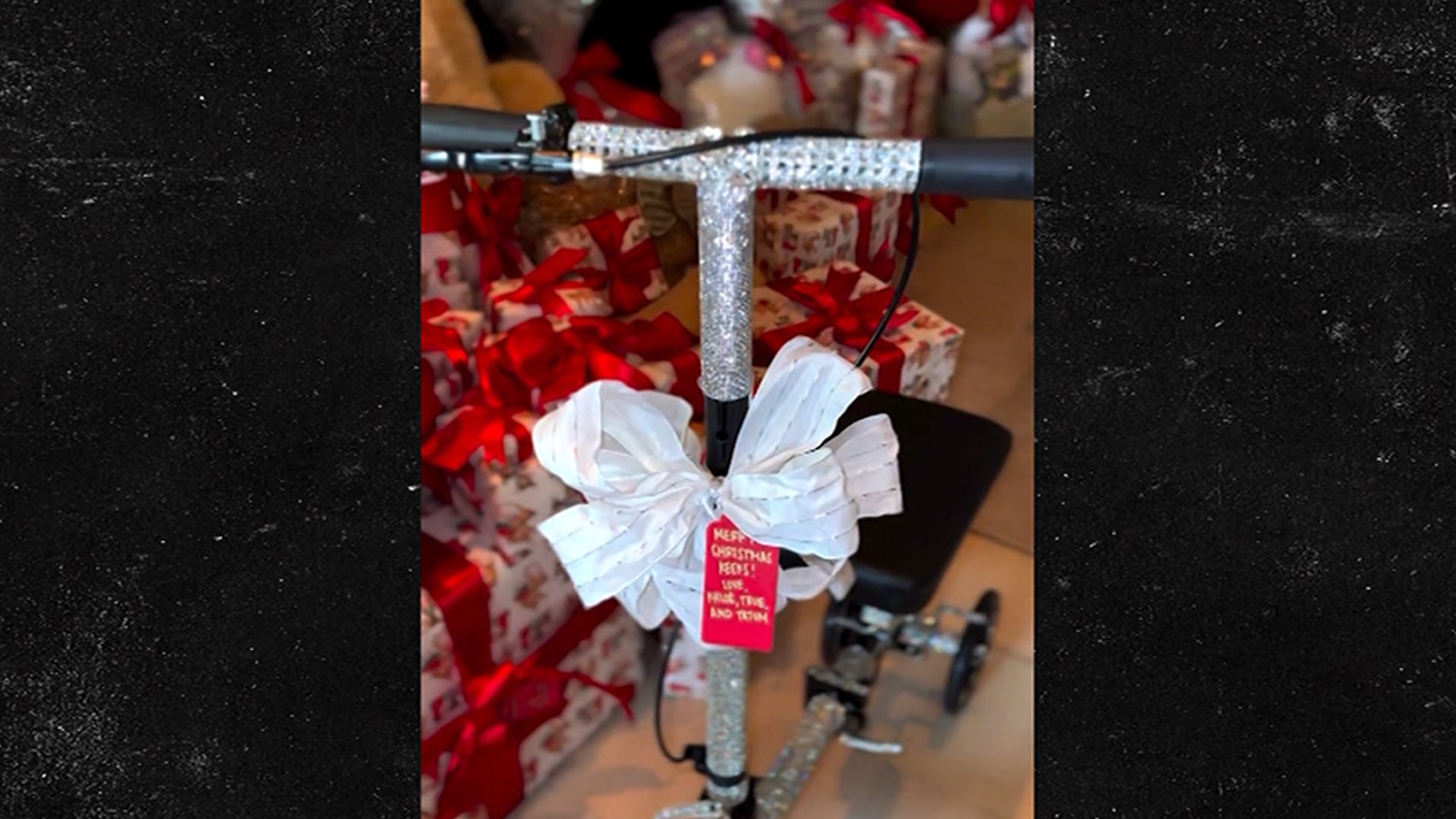 Kim Kardashian gets a fancy scooter from her sister Khloe for Christmas