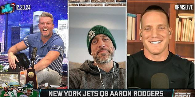 Aaron Rodgers reveals he has a new girlfriend in shock announcement on Pat McAfee's show