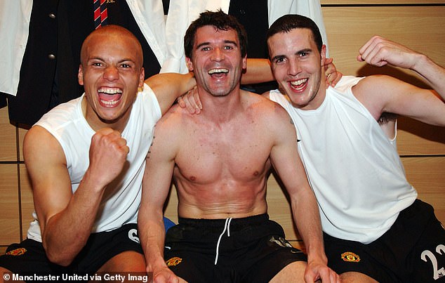 Rio Ferdinand reveals how former Manchester United captain Roy Keane became angry with Wes Brown at a booze-filled Christmas party while at the Red Devils.