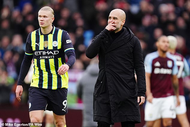 Pep Guardiola defends Erling Haaland's form after the striker made a brutal assessment of his lack of goals following Man City's ninth defeat in 12 games.