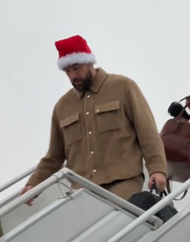 Travis Kelce lands in Pittsburgh with the Chiefs as the NFL keeps him away from Taylor Swift for Christmas Eve