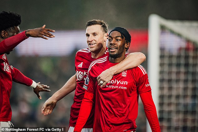 Nottingham Forest 1-0 Tottenham: Anthony Elanga scores only goal of the game before Djed Spencer's red card as high-flying Reds inflict more misery on Ange Postecoglou's side