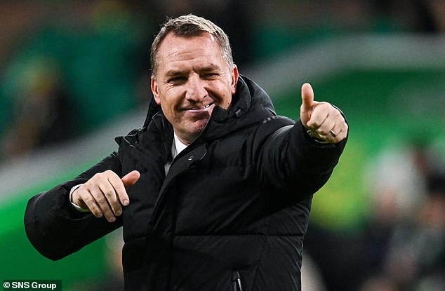 A YEAR TO REMEMBER: After 12 months in which his Celtic team lost just twice, Rodgers can enter 2025 with a spring in his step.