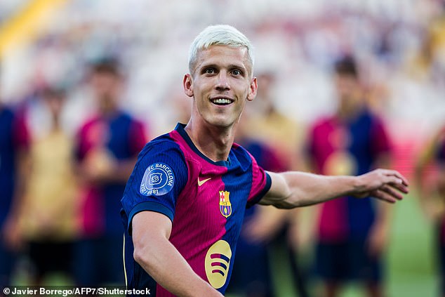 PSG 'join race for Dani Olmo' amid interest from Manchester City and Arsenal, after LaLiga sensationally blocked Barcelona's attempts to re-register the £50m star, leaving him free to move.