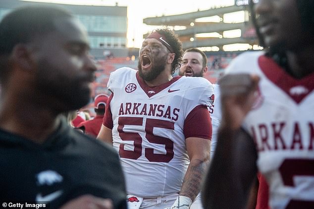 College football fans want Arkansas' Fernando Carmona banned for life after his 'disgusting' act