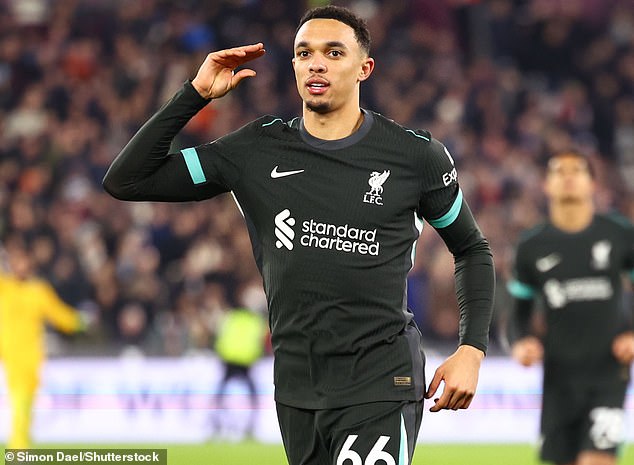 Arne Slot weighs in on Trent Alexander-Arnold's future after the Liverpool star appeared to give a major clue about Real Madrid's interest with his goal celebration in the 5-0 win over West Ham.