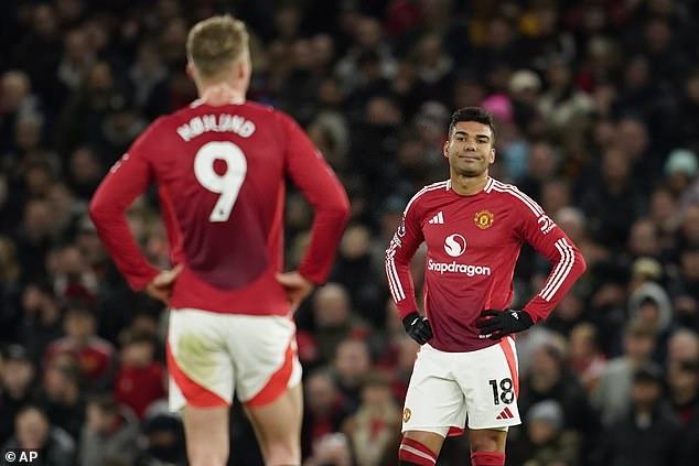 Gary Neville criticizes Man United as “the pound-for-pound worst team in the country” as Ruben Amorim's side are mauled by Newcastle in the first half at Old Trafford.