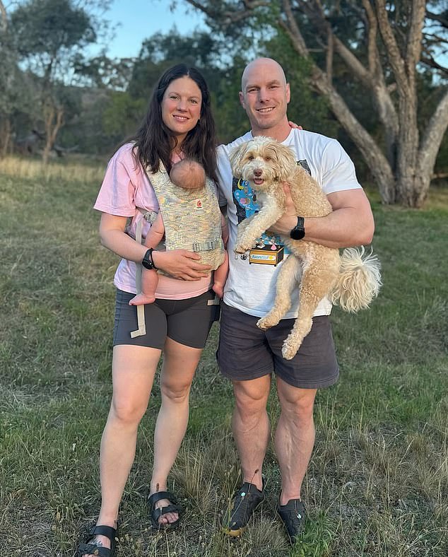 Former Wallabies star Dave Pocock unveils new baby on Instagram as ACT senator shares snaps from family holiday