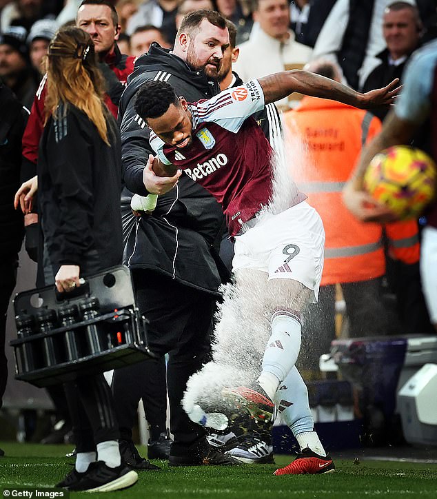 Aston Villa striker Jhon Durán charged by FA for inappropriate conduct after his furious reaction to red card in defeat to Newcastle