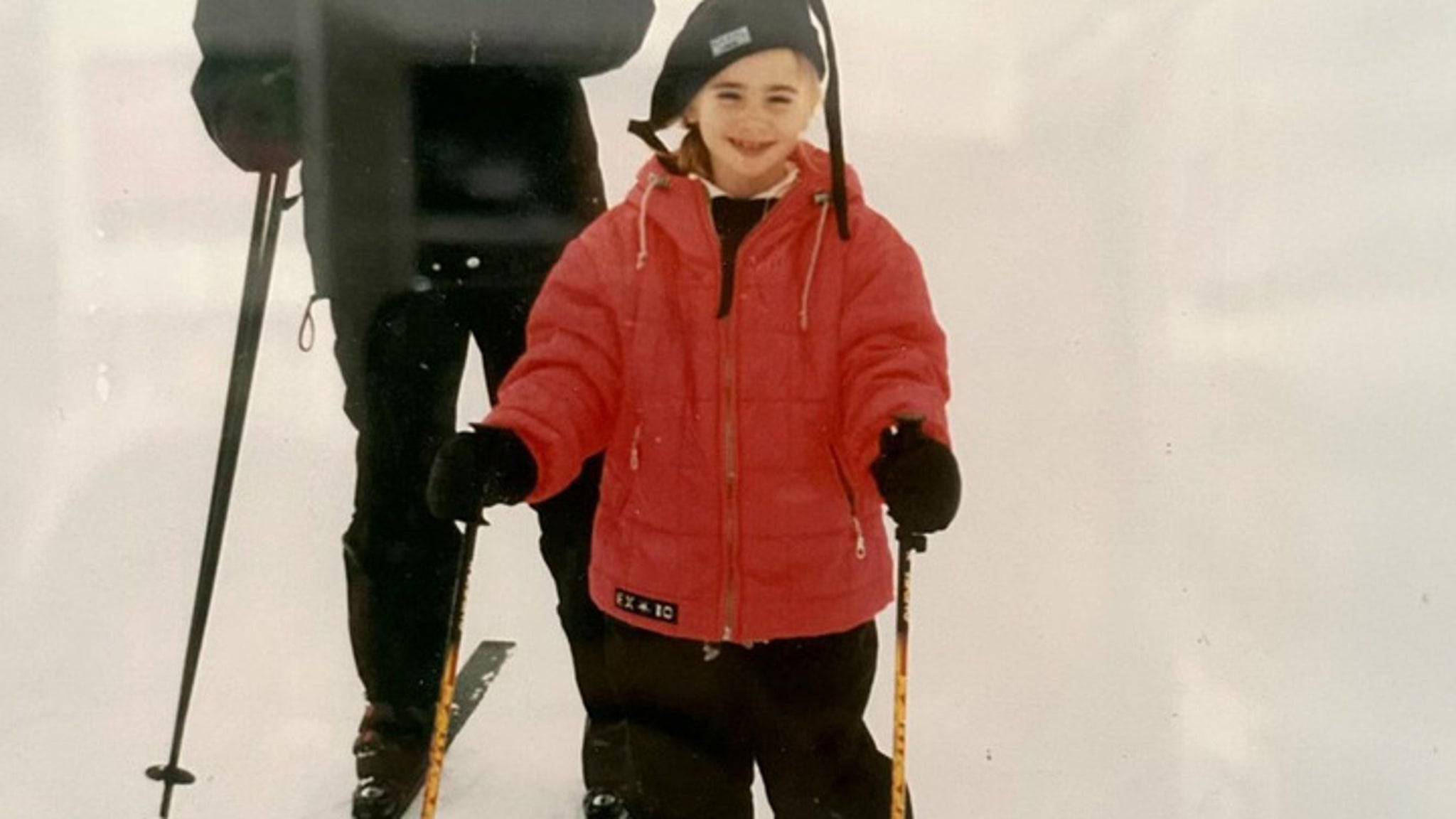 Guess who this little skier became!