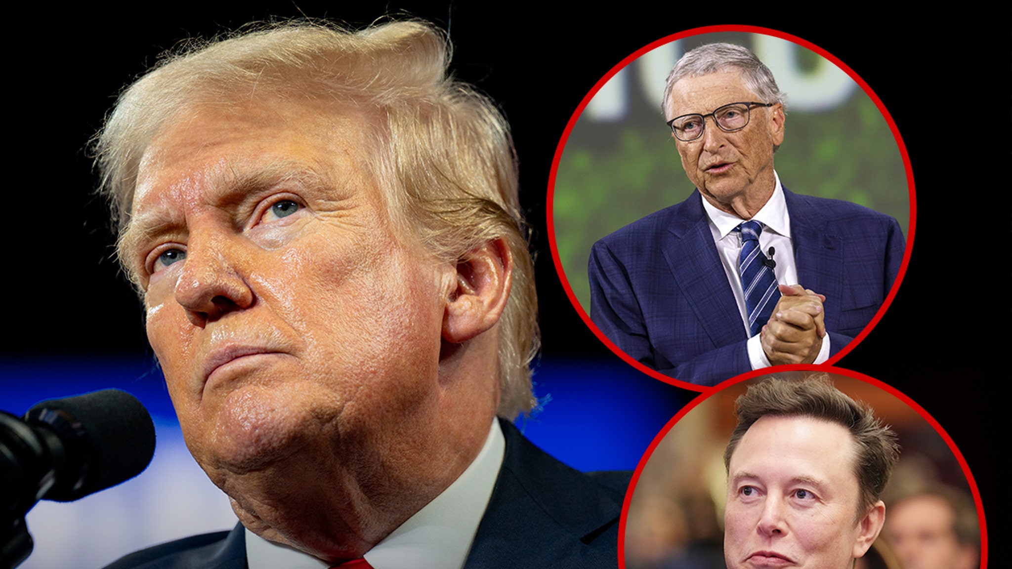 Donald Trump appears to be sending Elon Musk a private message about Bill Gates