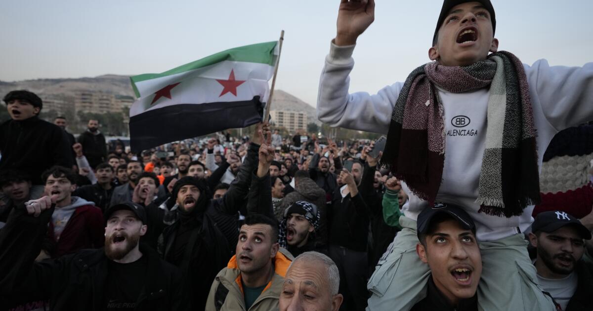 There is a mix of joy and concern in post-Assad Damascus