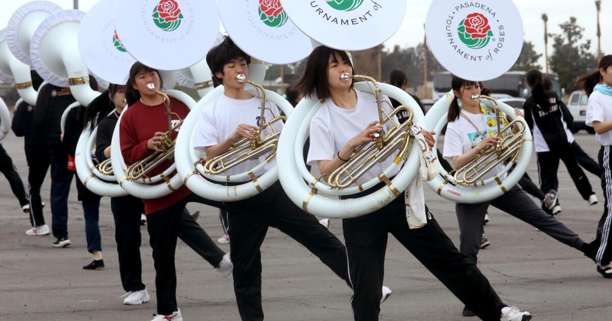 As the Rose Parade approaches, California welcomes the guest bands