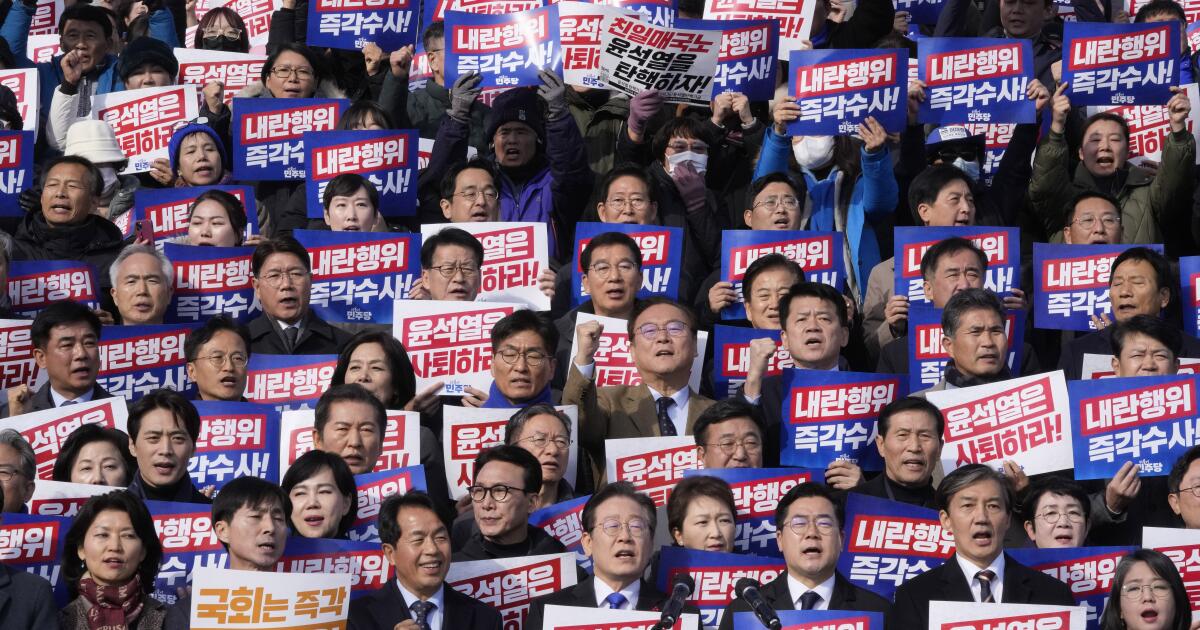 South Korean lawmakers want to oust the president