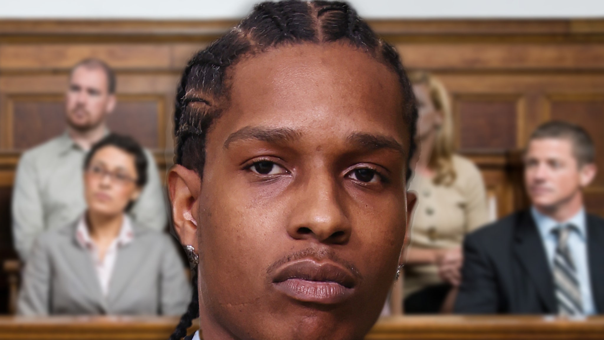 A $ ap rocky jury selected, 7 women and 5 men, but no black jurors