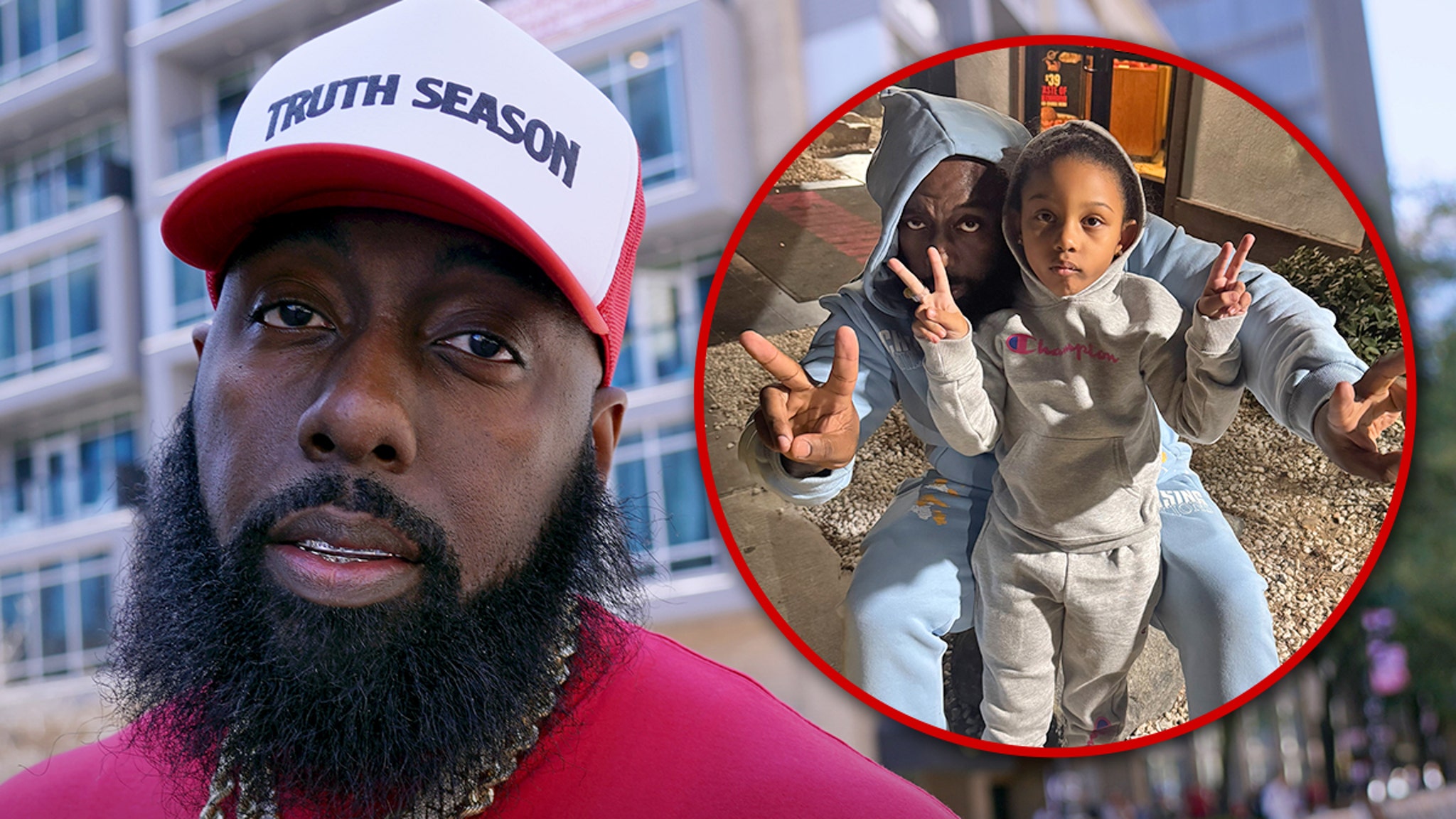 Trae Tha Truth is reunited with her missing daughter at the Mexican border