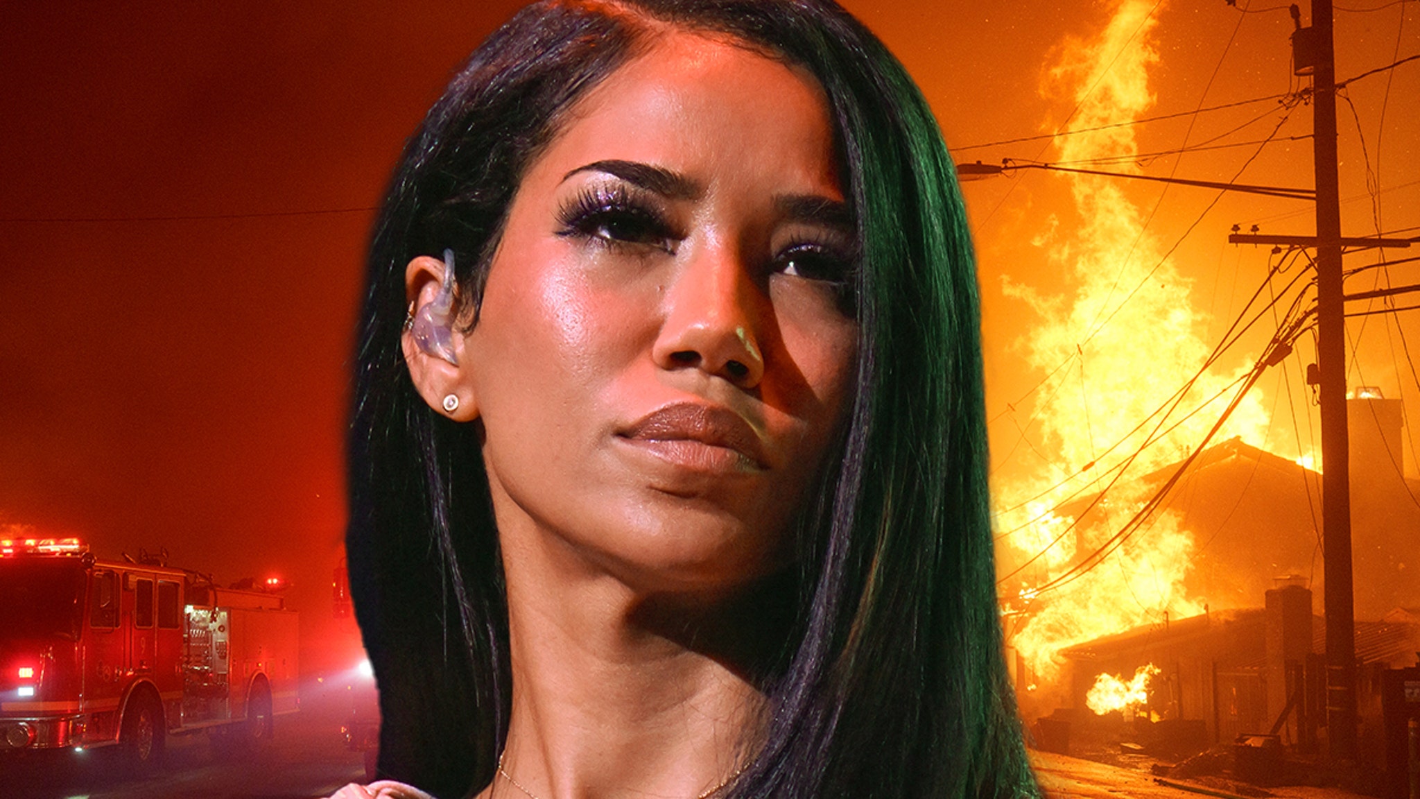 Jhené Aiko's Home Burns Down in LA Fire, Shares Photo by Blaze