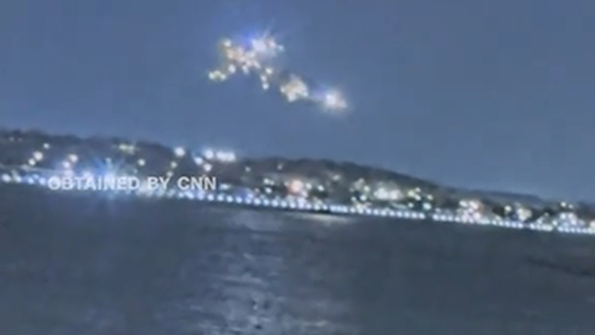 The new angle of the DC aircraft crash shows clear close-up of the effects on the video