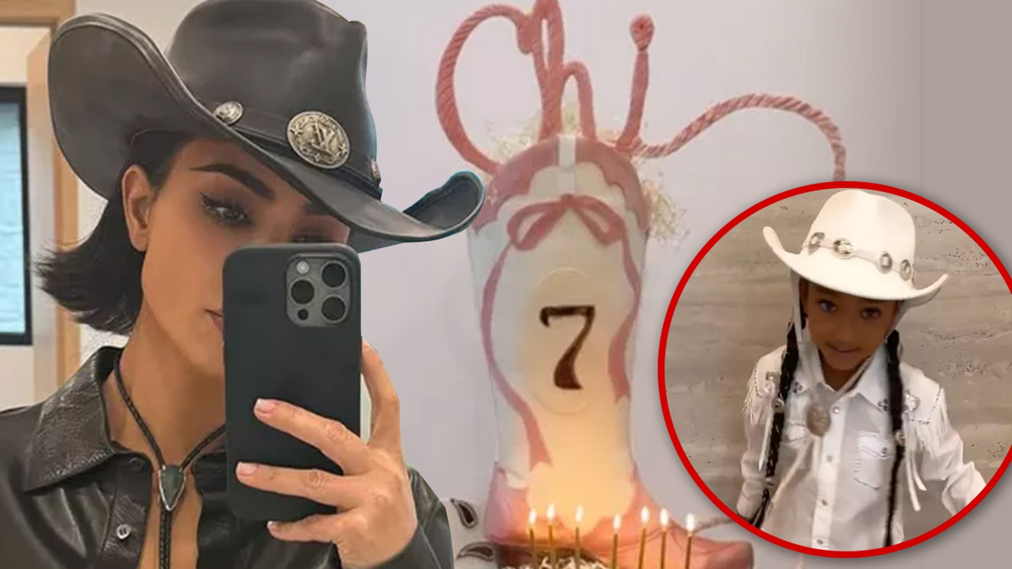 Kim Kardashian throws Chicago-themed Cowgirl's 7th birthday party