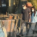 Prince Harry and Meghan Markle assess damage during wildfire relief efforts