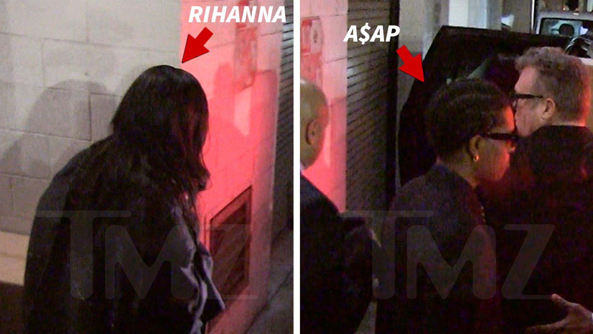 A $ Ap Rocky & Rihanna appear for dinner after the courtroom appeared