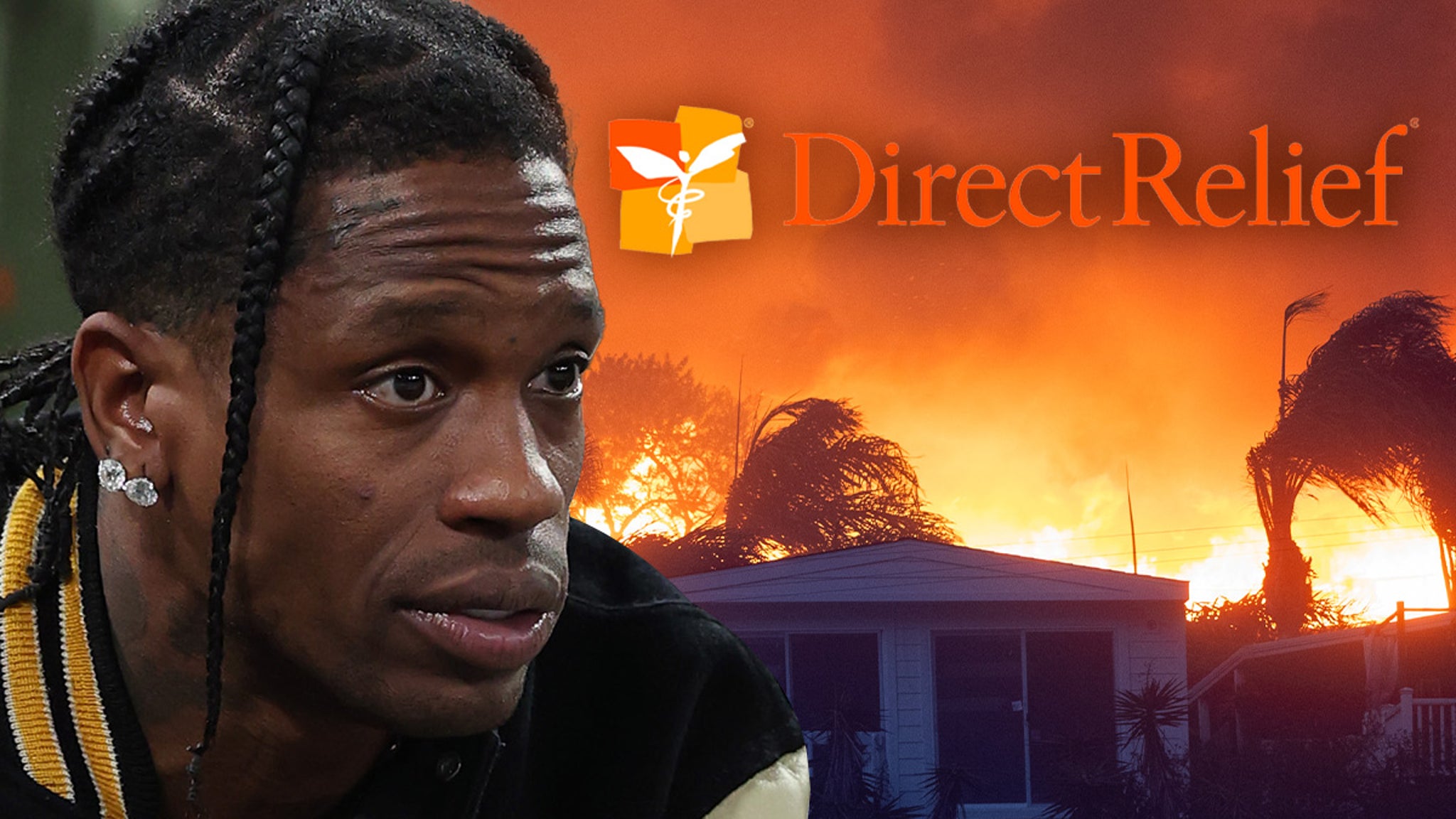 Travis Scott donates merch proceeds from new song to LA Wildfire Relief