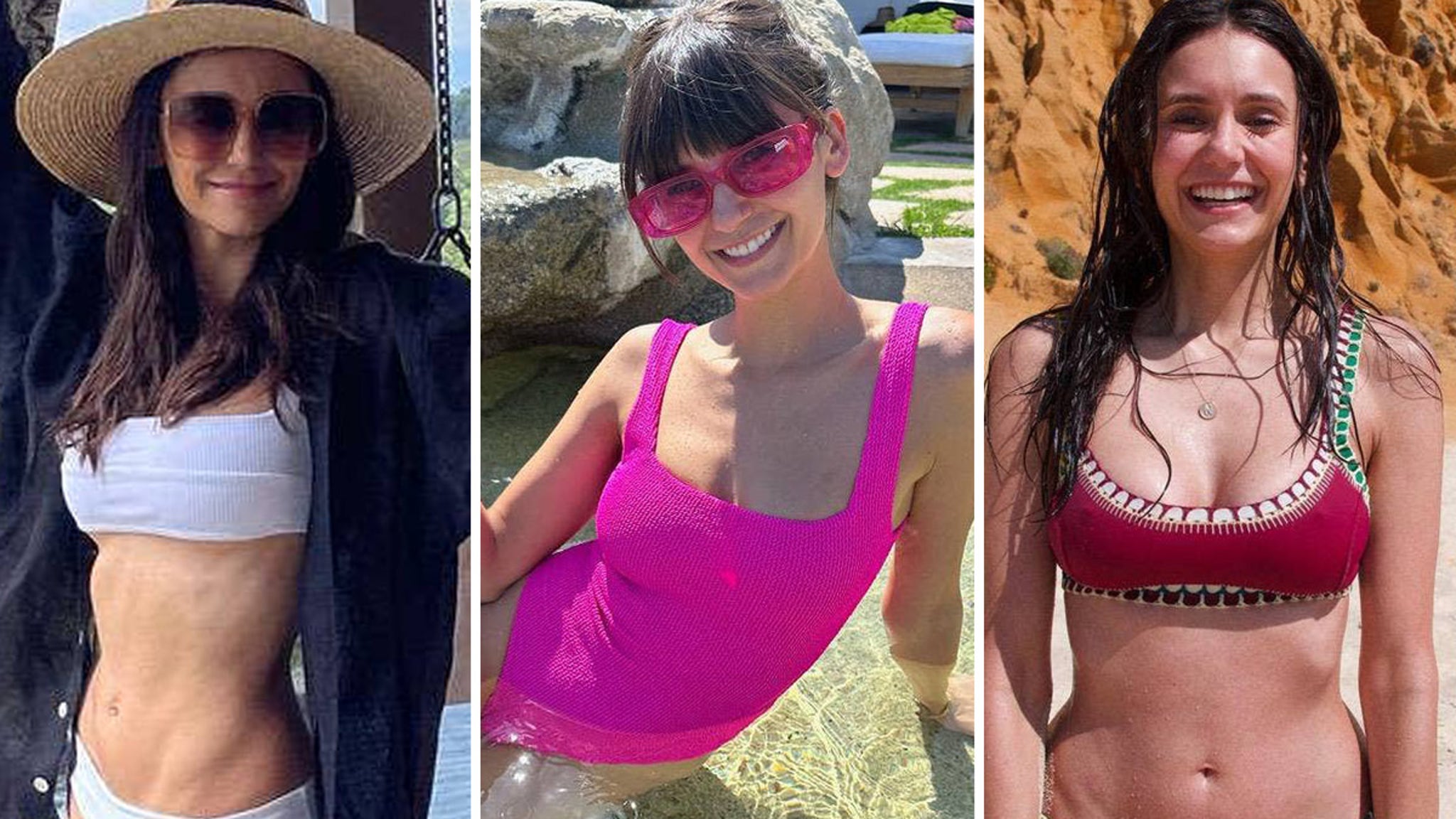 Hot shots of Nina Dobrev kicking off her 36th birthday!