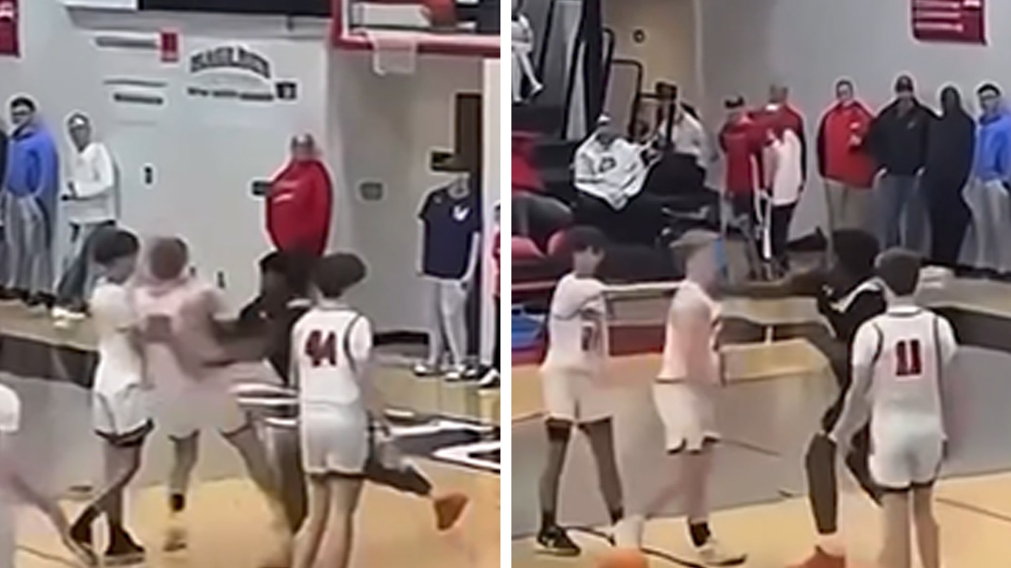 HS basketball player knocks down two opponents with vicious haymakers, police investigate