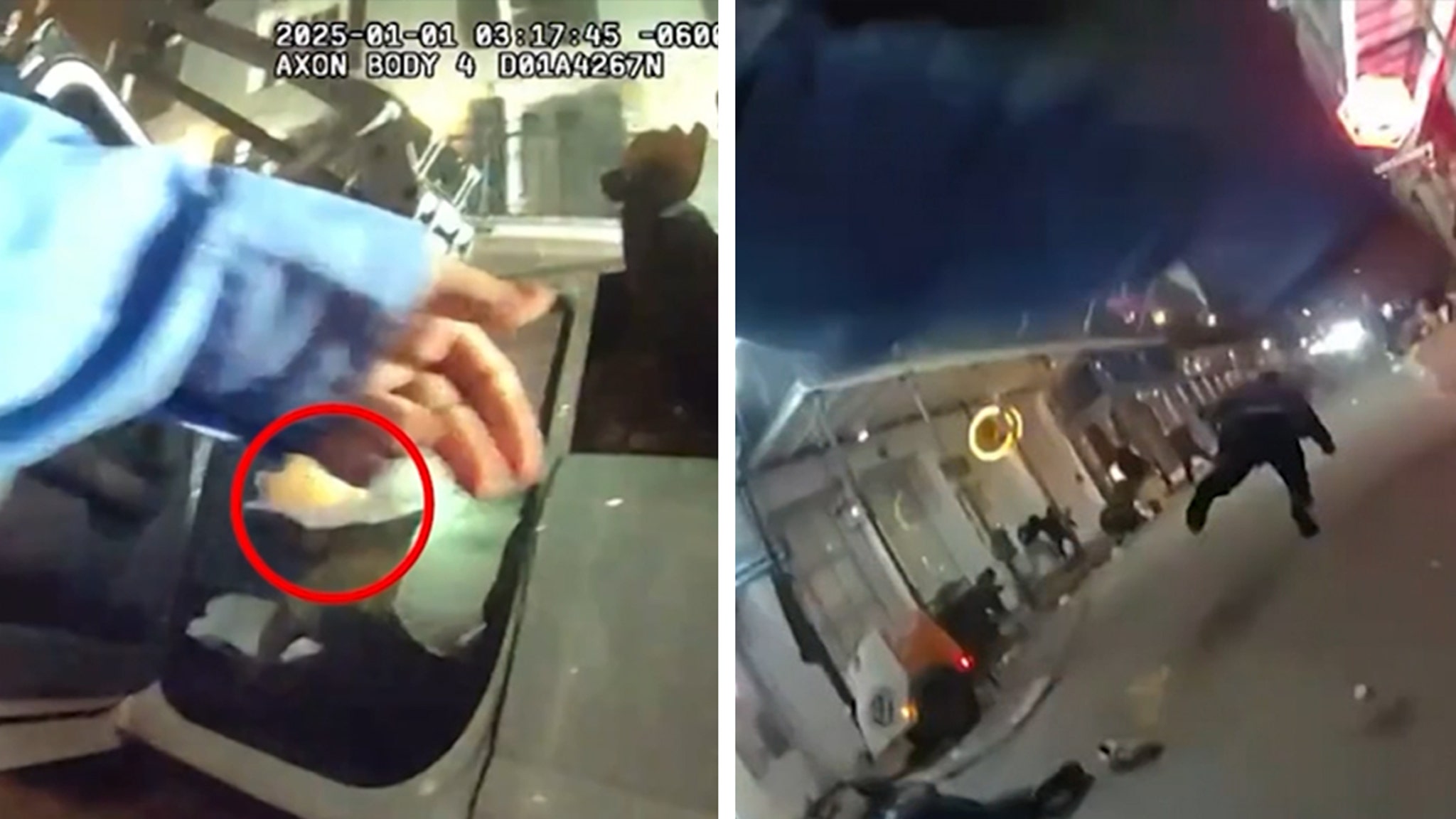 New Orleans police body camera shows terrorists opening fire on police officers