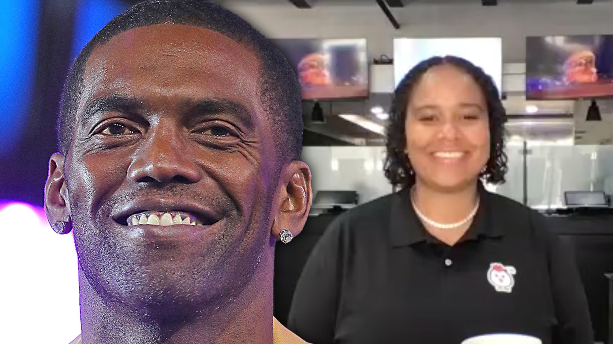 “Randy Moss is in high spirits as he battles cancer,” says a business associate