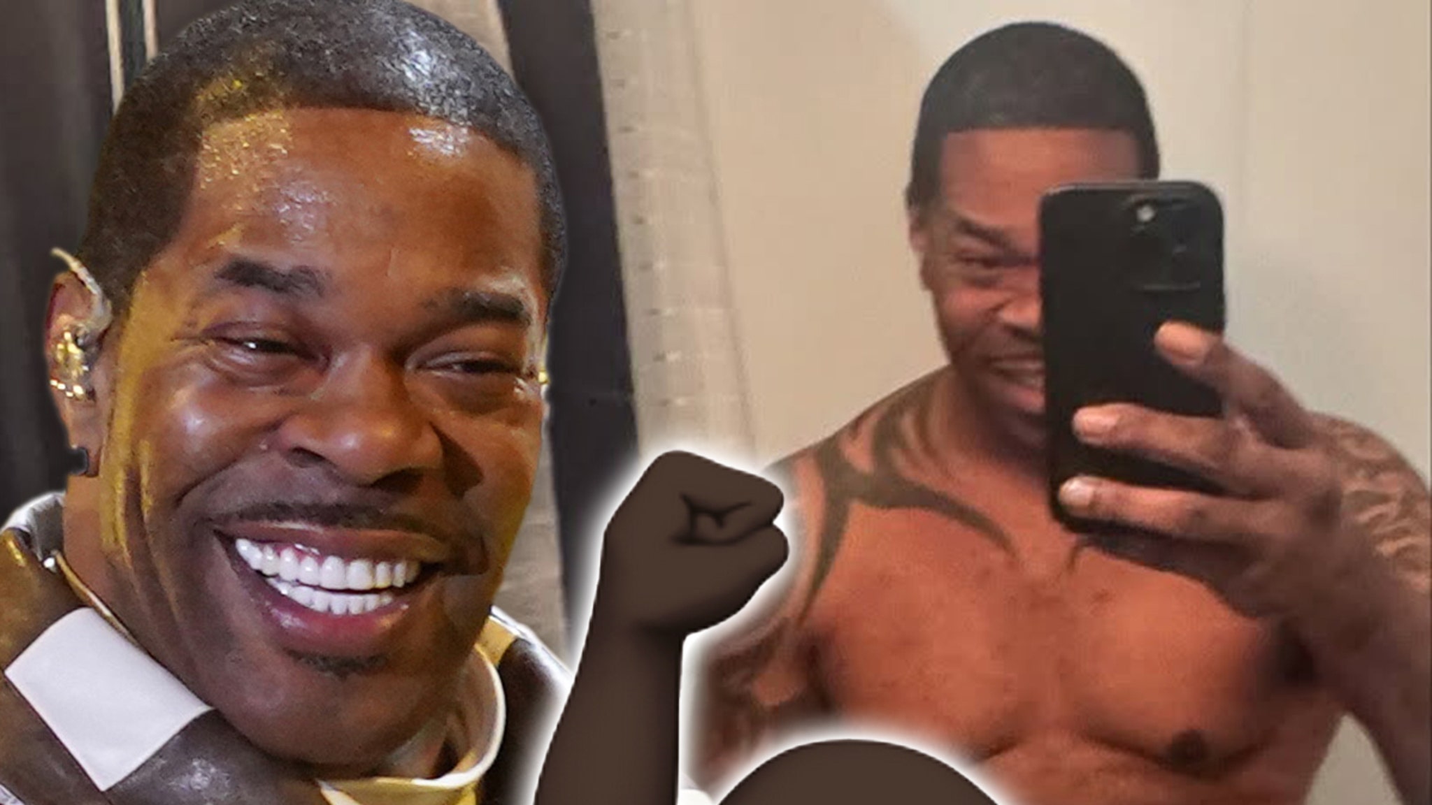 Busta Rhymes Prevents 64-Pound Weight Loss in Thirst Trap Shirtless