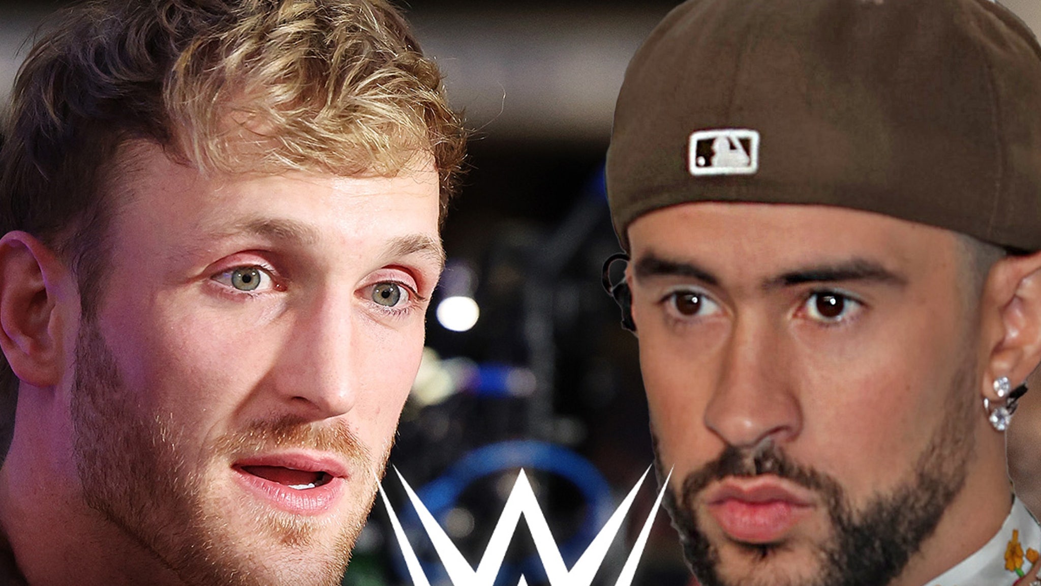 Logan Paul calls Bad Bunny to the WWE match