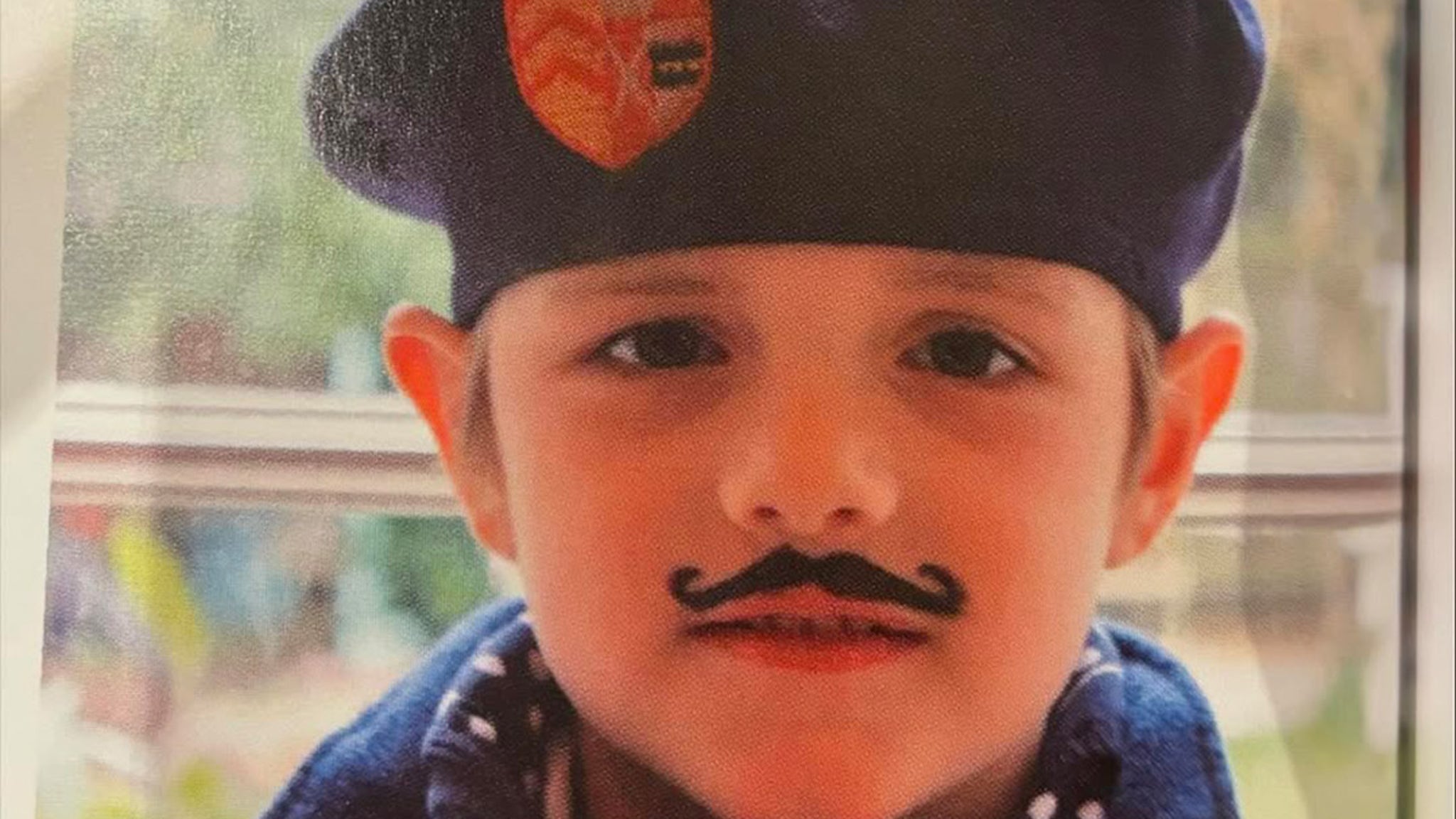 Guess who this little guy with a mustache became!