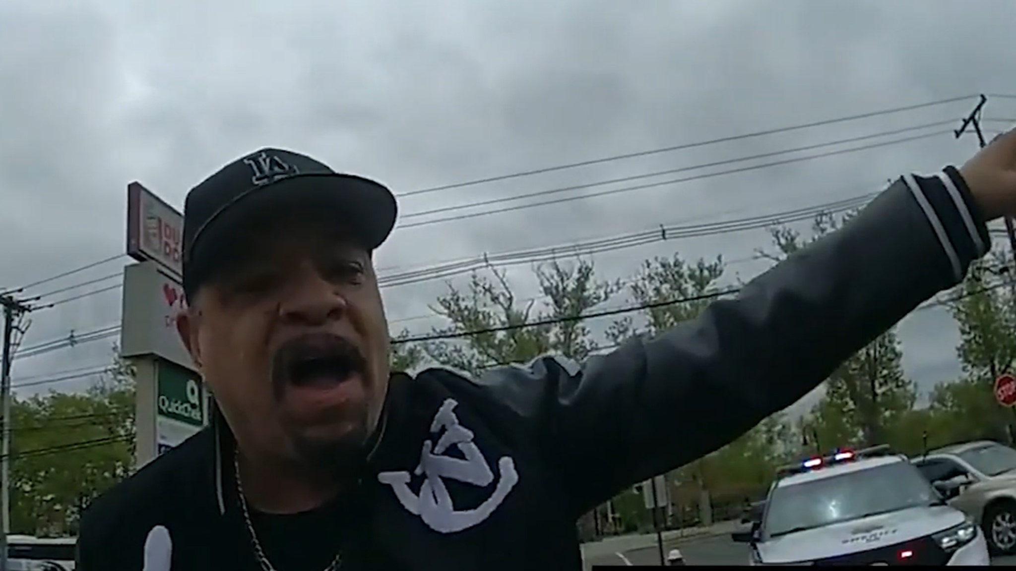 Ice-T in heated confrontation with police officer, captured on video