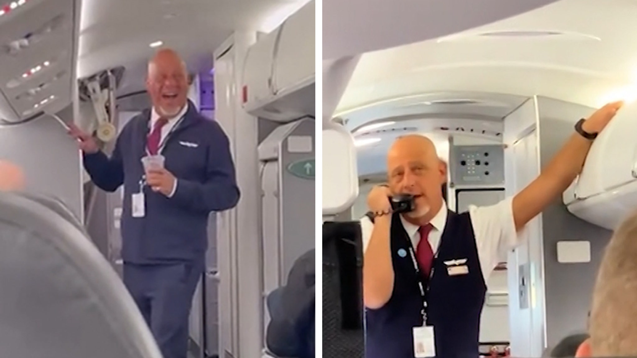 Flight attendant in the DC aircraft becomes viral, video of singing, jokes on previous trips