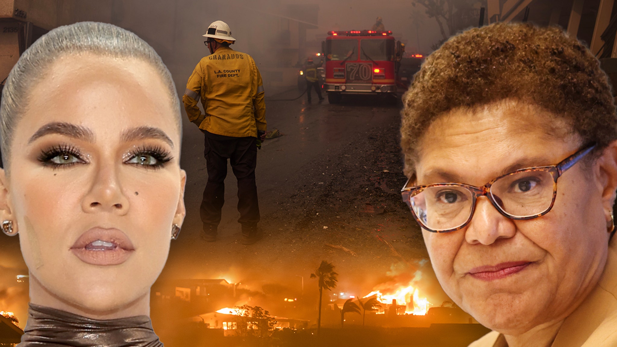 Khloé Kardashian is being called a hypocrite after criticizing LA's mayor over wildfire response