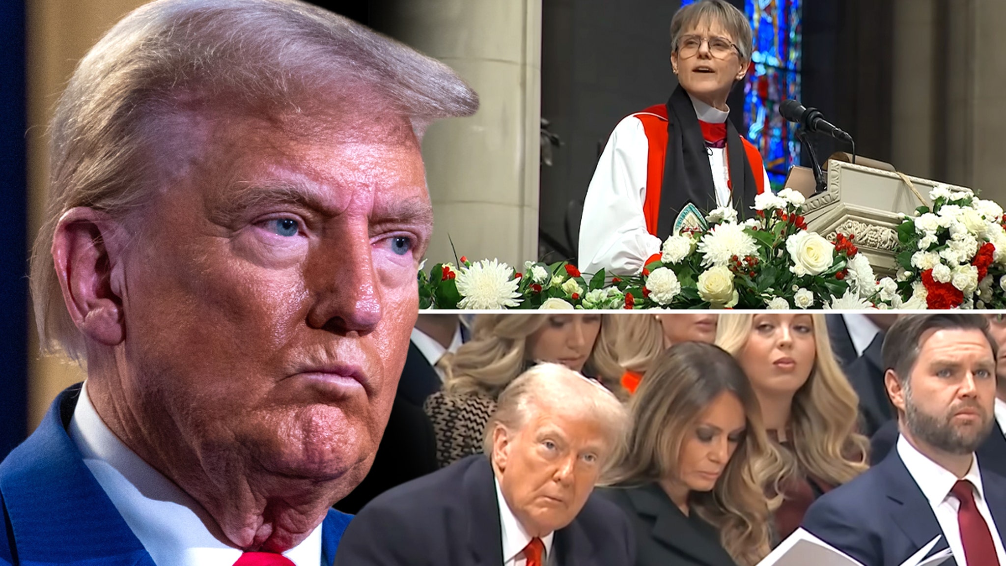 Donald Trump criticizes Bishop for critical sermon, congressman wants to deport her