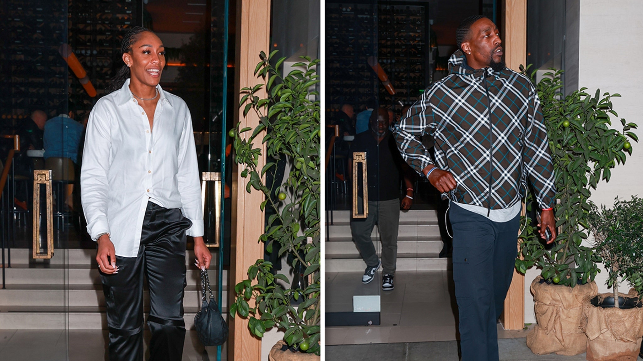 A'ja Wilson and Bam Adebayo were spotted on a date night in Beverly Hills