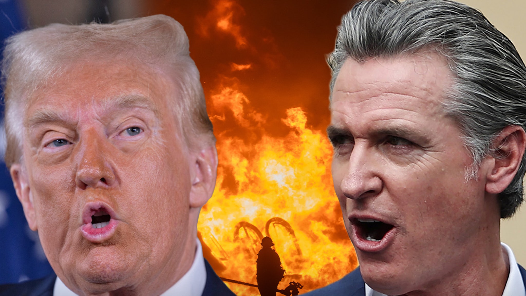 Donald Trump blames California Governor Newsom for the wildfires in Los Angeles