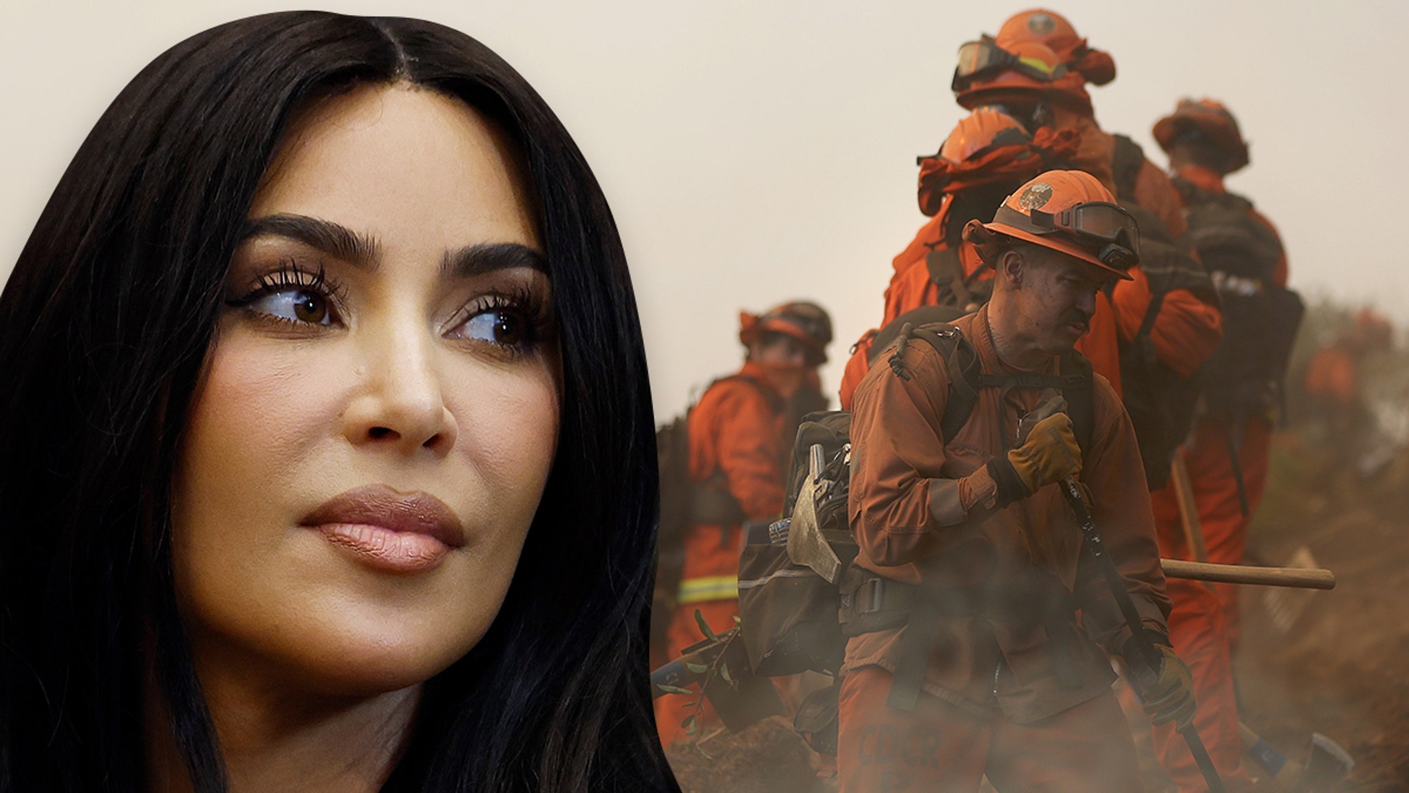 Kim Kardashian calls for higher wages for firefighter prisoners