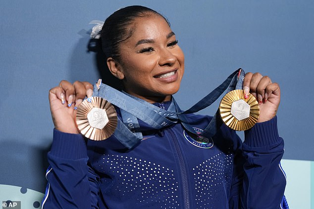 Jordan Chiles flaunts Olympic medal amid ongoing appeal over bronze controversy