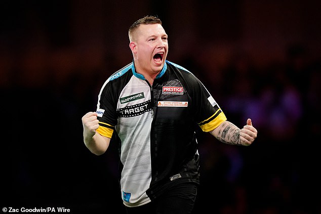 Chris Dobey recovers from missing FIVE darts to see off former champion Gerwyn Price and reach his first World Championship semi-final.