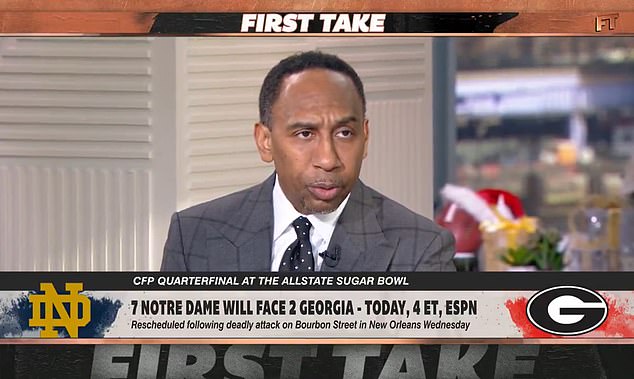 Stephen A. Smith delivers chilling verdict on America after deadly terrorist attack in New Orleans