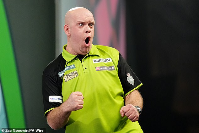 Michael van Gerwen beats Chris Dobey to reach World Darts Championship final for seventh time