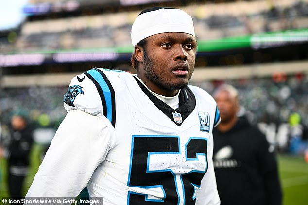 Panthers linebacker DJ Johnson injured in car accident before season's end, coach Dave Canales reveals