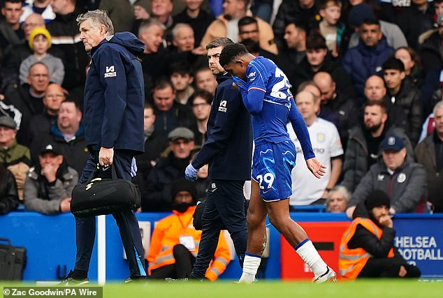 Chelsea star Wesley Fofana could be out for the rest of the season after a hamstring injury hurts the Blues' top-four hopes.