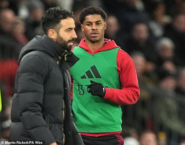 Revealed: The real reason Marcus Rashford was LEFT from Man United as £325k-a-week star emerges who broke 'Ruben Amorim pre-match rule' ahead of Everton win