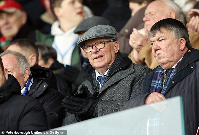 Sir Alex Ferguson was seen watching Wrexham vs Peterborough at the Racecourse Ground, as his son Darren's team suffered their 13th defeat of the season.