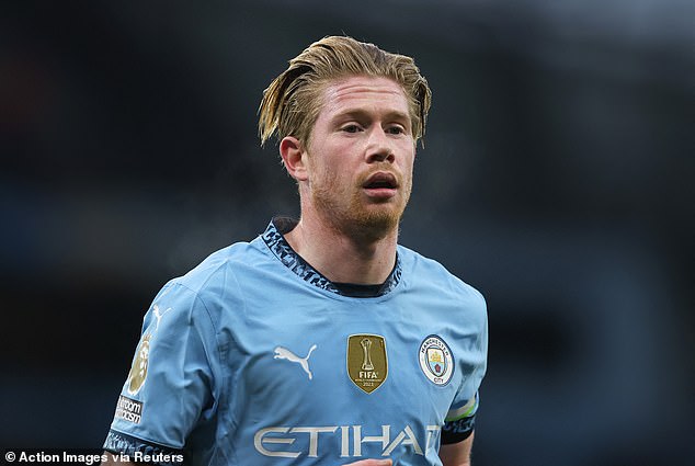 Kevin de Bruyne offers a hard-hitting three-word update on his future at Manchester City as the clock ticks on the Belgian's contract at the club.