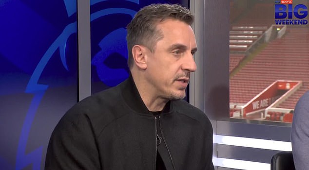 Gary Neville highlights three Man United stars as he praises the Red Devils after their 2-2 draw at Liverpool… calling it their 'best performance' under Ruben Amorim.